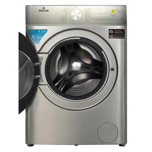 غسالة رايلان الأوتوماتيكية ذات التحميل اينوكس الأمامي بسعة 11 كجم