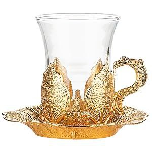 طقم شاي كريستال ☕ ليكس