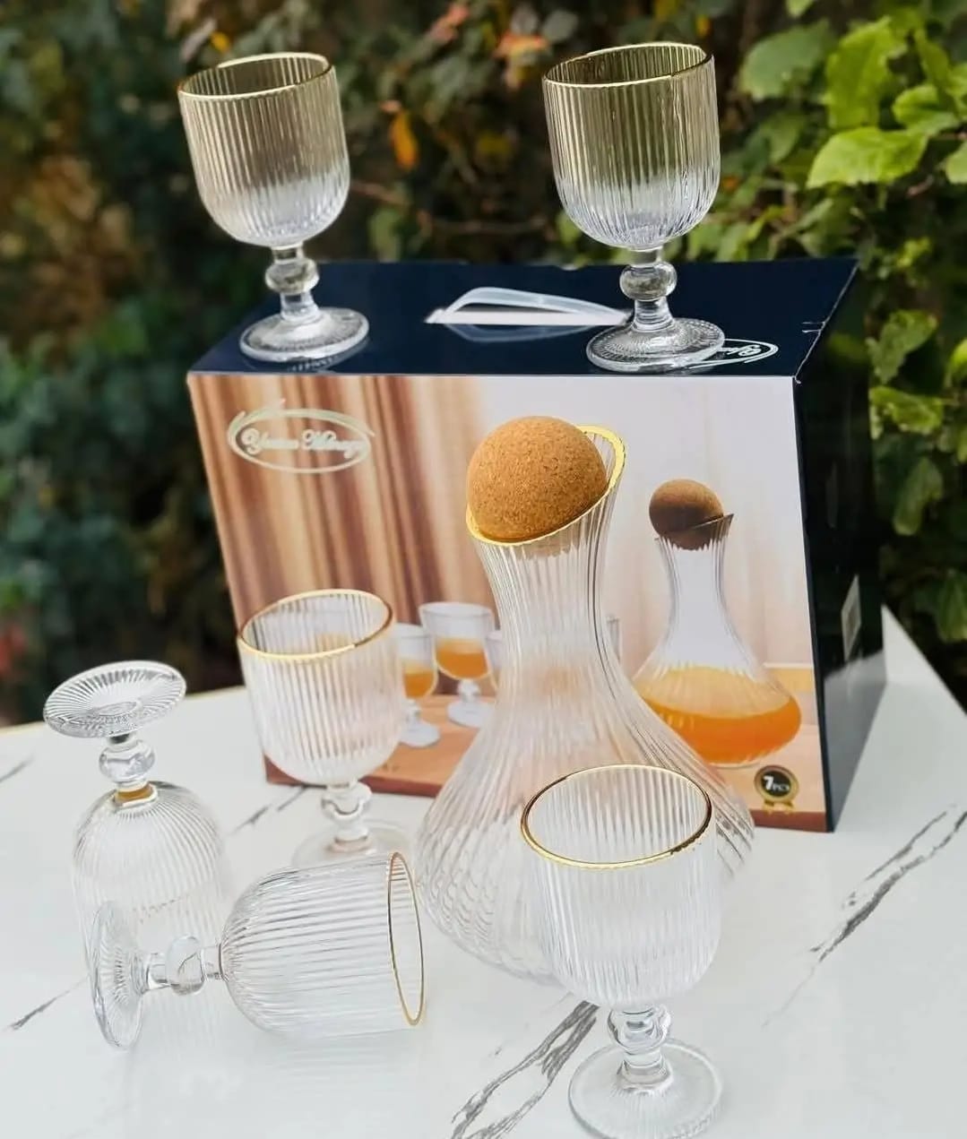 طقم عصير 7 قطع  